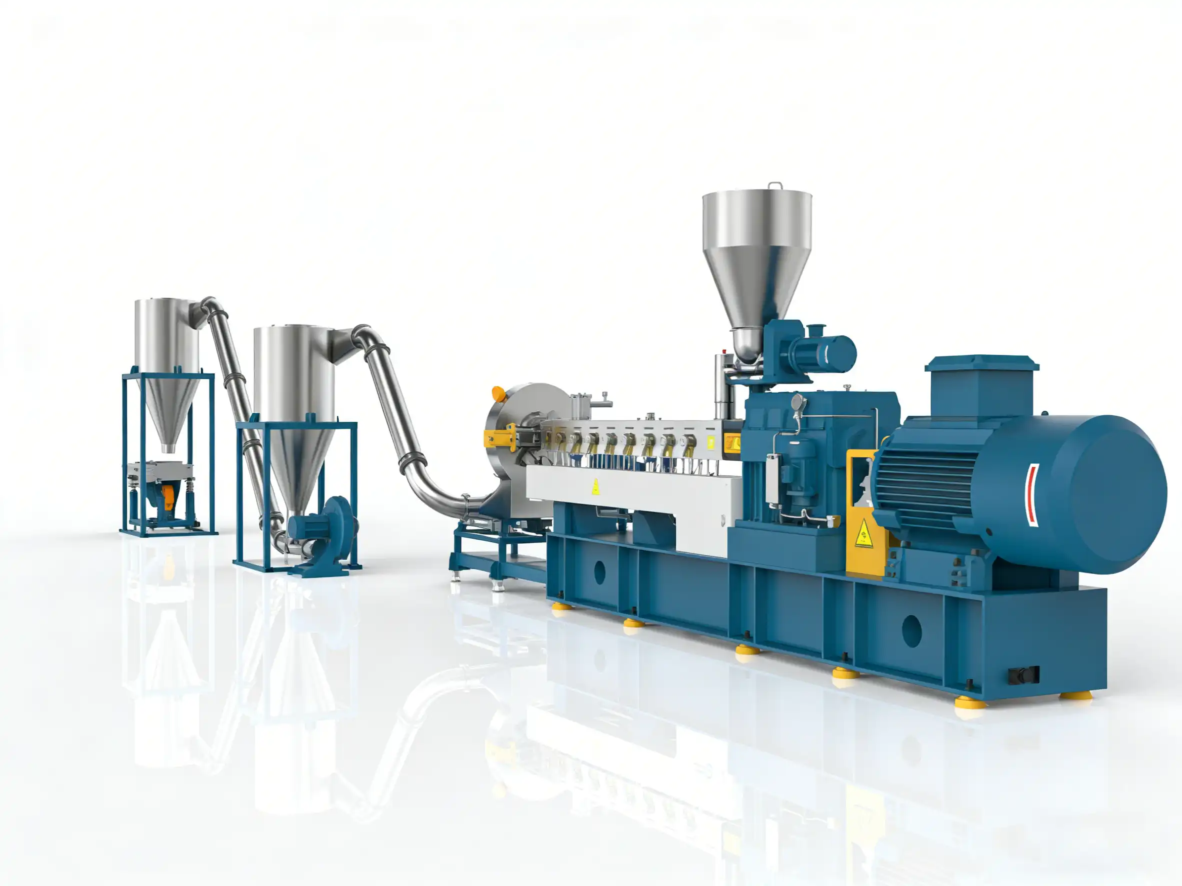 Shredding & In-Plant Recycling Pelletizing Line 4